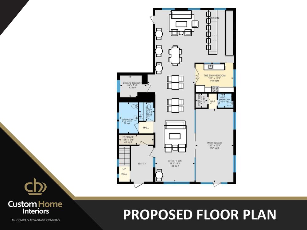 Proposed floor plan